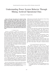 Understanding Power System Behavior Through Mining Archived Operational Data