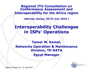 Interoperability Challenges in ISPs’ Operations