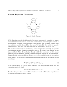 Causal  Bayesian  Networks
