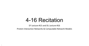 4-16 Recitation EF Lecture #15 and DL Lecture #16