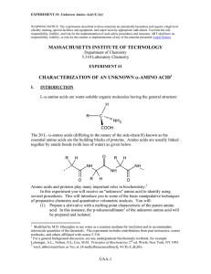 Unknown Amino Acid (UAA)