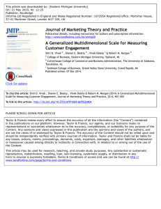 This article was downloaded by: [Eastern Michigan University] Publisher: Routledge