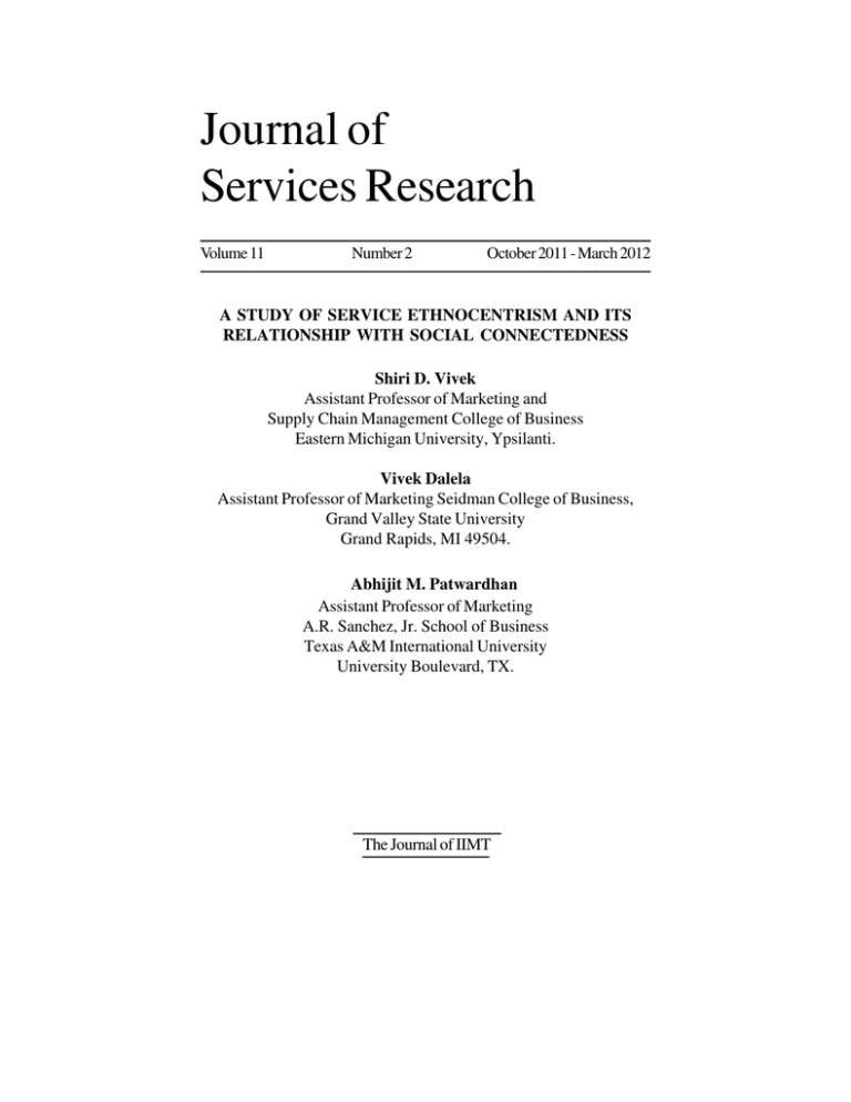 journal of health services research & policy