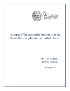 Patterns of Relationship Recognition by Same-Sex Couples in the United States