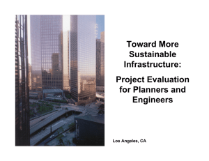 Toward More Sustainable Infrastructure: Project Evaluation