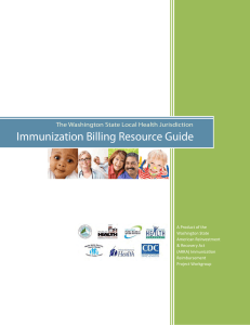 Immunization Billing Resource Guide The Washington State Local Health Jurisdiction