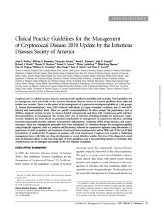 Clinical Practice Guidelines for the Management