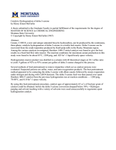 Catalytic Hydrogenation of delta-3-carene by Henry Ernest McFarlin