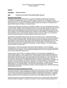 Council of State and Territorial Epidemiologists Position Statement  04-ID-03