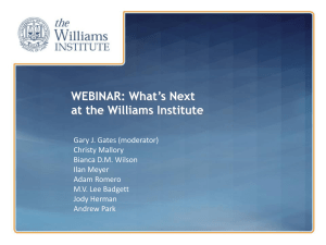 WEBINAR: What’s Next at the Williams Institute