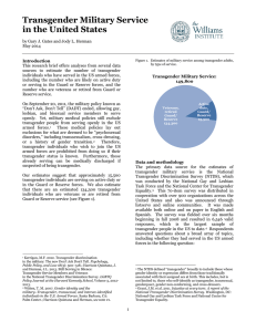 Transgender Military Service in the United States