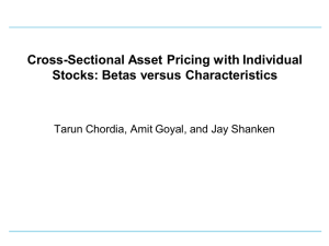 Cross-Sectional Asset Pricing with Individual Stocks: Betas versus Characteristics