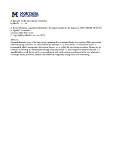 A decision model of combine ownership by Haifie Loo Lai