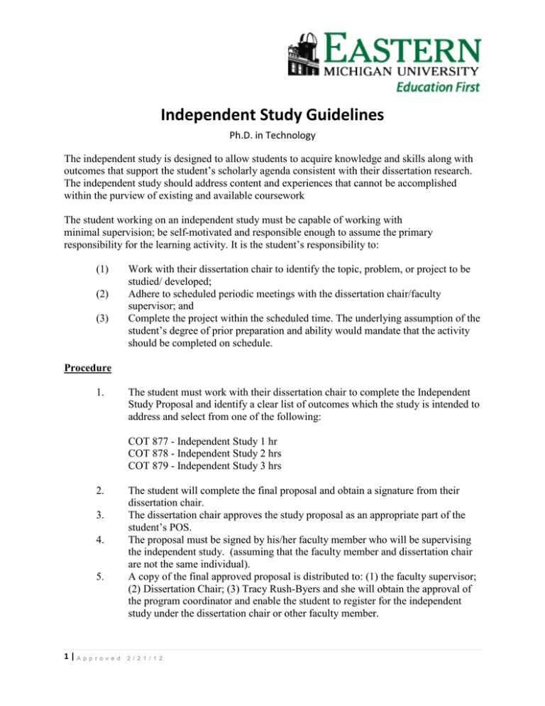 research paper about independent study