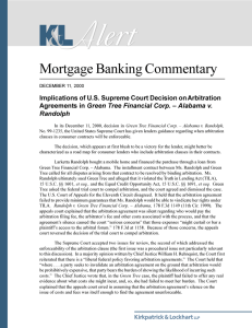 AA A lert Mortgage Banking Commentary