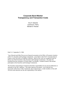 Corporate Bond Market Transparency and Transaction Costs
