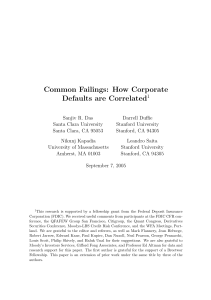 Common Failings: How Corporate Defaults are Correlated
