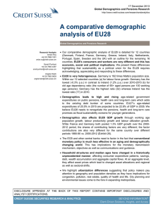 A comparative demographic analysis of EU28