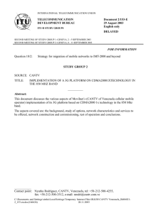 Document 2/153-E TELECOMMUNICATION 29 August 2003