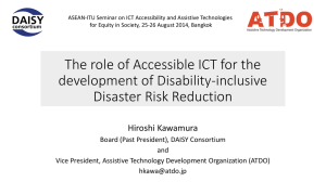 ASEAN-ITU Seminar on ICT Accessibility and Assistive Technologies