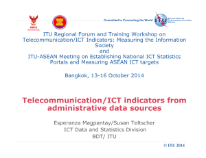 ITU Regional Forum and Training Workshop on