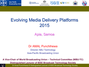Evolving Media Delivery Platforms 2015  Apia, Samoa