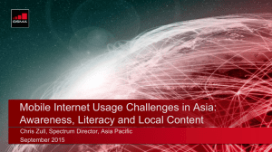 Mobile Internet Usage Challenges in Asia: Awareness, Literacy and Local Content