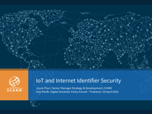 IoT and Internet Identifier Security