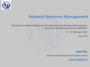 National Spectrum Management