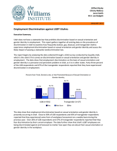 Employment Discrimination against LGBT Utahns