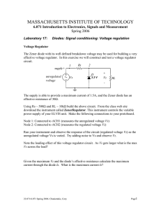 MASSACHUSETTS INSTITUTE OF TECHNOLOGY 6.071 Introduction to Electronics, Signals and Measurement