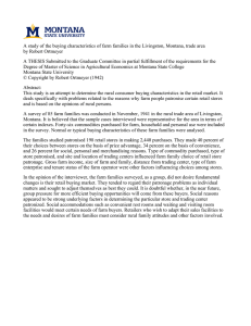 A study of the buying characteristics of farm families in... by Robert Ortmeyer