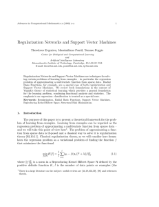 Regularization Networks and Support Vector Machines