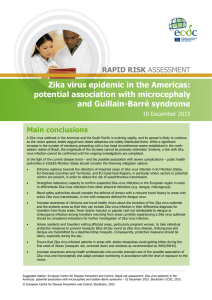 Zika virus epidemic in the Americas: potential association with microcephaly