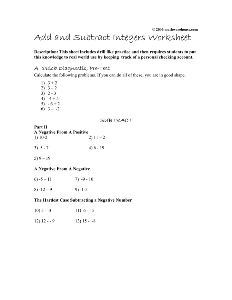 add-and-subtract-integers-worksheet