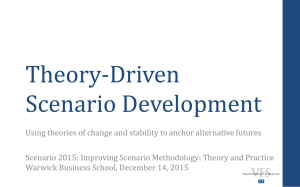 Theory-Driven Scenario Development