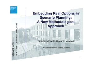 Embedding Real Options in Scenario Planning: A New Methodological Approach