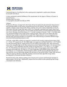 Nutritional aspects of suckling beef calves grazing native rangeland in... by Kenneth Scott Bryan