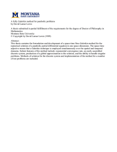 A fully Galerkin method for parabolic problems by David Lamar Lewis