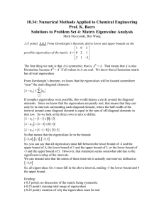 10.34: Numerical Methods Applied to Chemical Engineering Prof. K. Beers