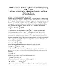 10.34: Numerical Methods Applied to Chemical Engineering Prof. K. Beers