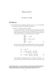 Homework 9 Problem1 November 13, 2006