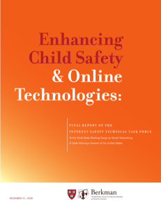 Enhancing Child Safety &amp; Online Technologies: