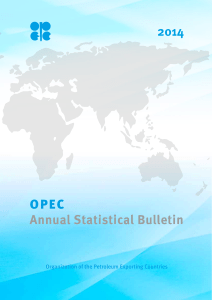2014 OPEC Annual Statistical Bulletin Organization of the Petroleum Exporting Countries