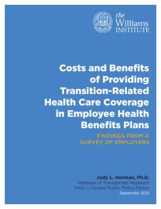 Costs and Benefits of Providing Transition-Related Health Care Coverage