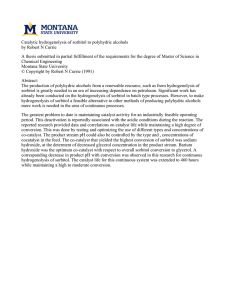 Catalytic hydrogenolysis of sorbitol to polyhydric alcohols by Robert N Currie
