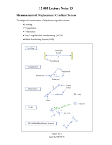 12.005 Lecture Notes 13  Measurement of Displacement Gradient Tensor