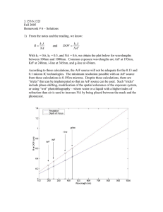 3.155/6.152J Fall 2005 Homework # 6 – Solutions