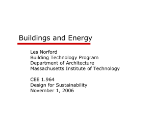 Buildings and Energy