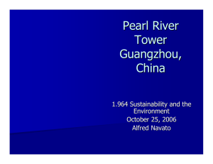 Pearl River Tower Guangzhou, China